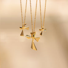 Load image into Gallery viewer, Cross pendant with Gold/Silver plate